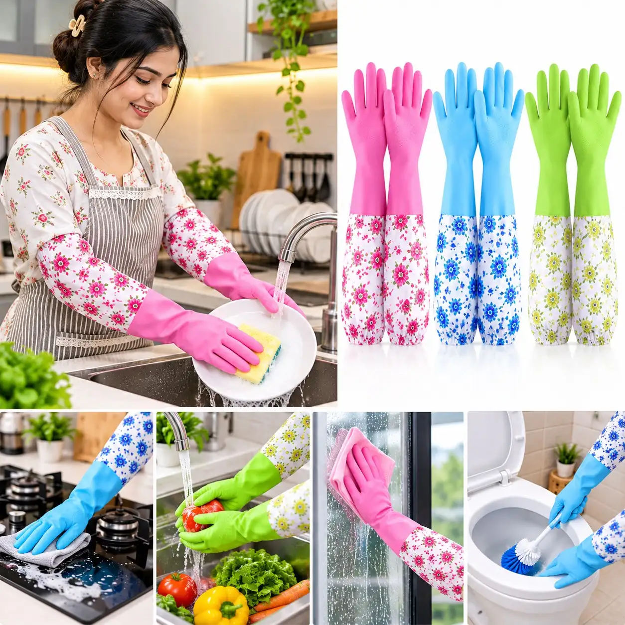 10 জোড়া Long Hand Gloves (Copy) (Copy) (Copy) (Copy) (Copy)