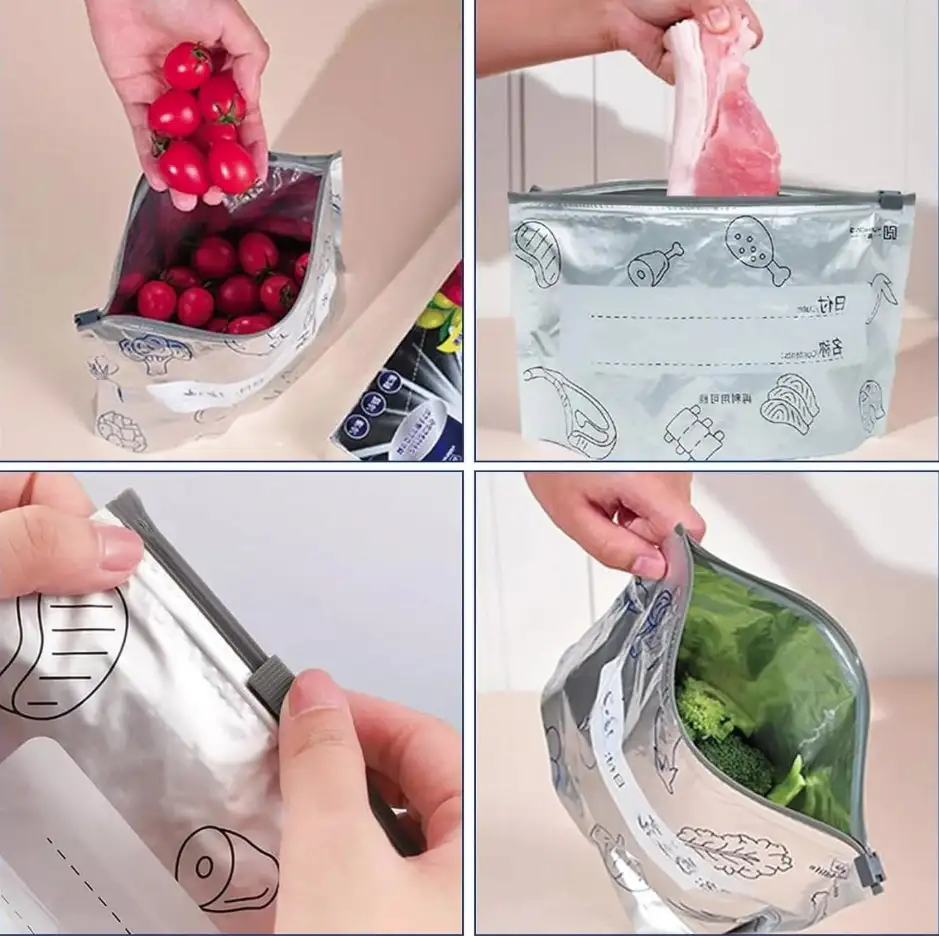 10 পিস (২.৫ কেজি) Aluminum Foil Zip Lock Bag