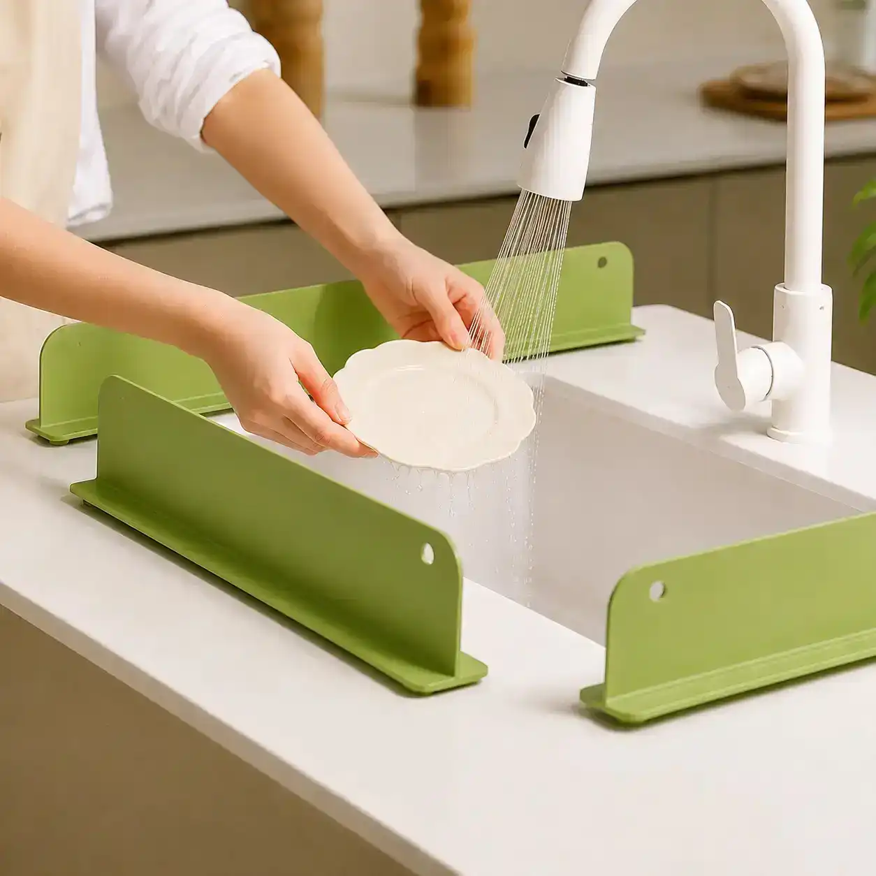 2 পিস Sink Splash Guard