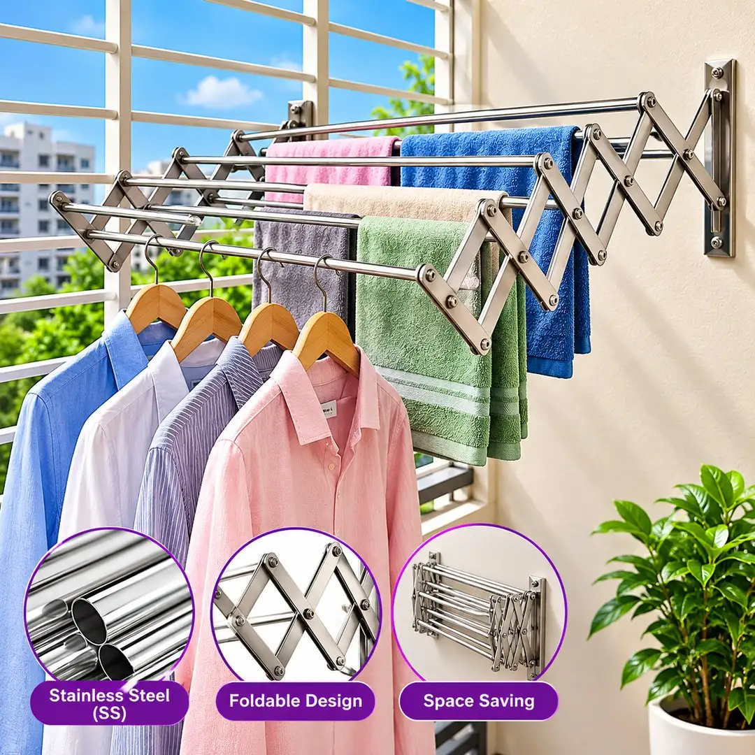 Foldable Clothes Hanger (SS)