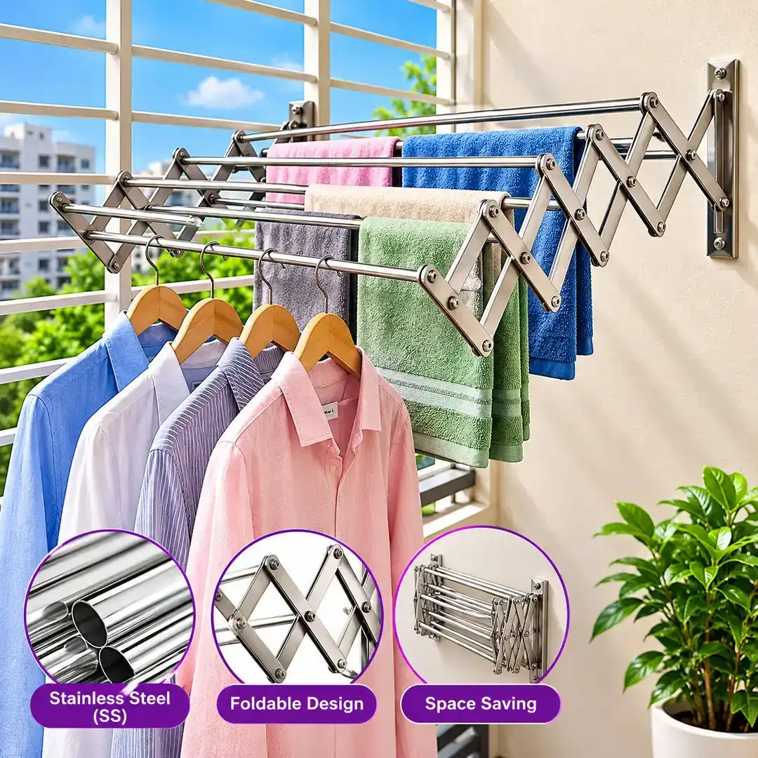 Foldable Clothes Hanger (SS)